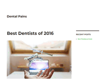 Tablet Screenshot of dentalpains.com